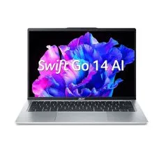 Laptop Acer Swift Go 14 AI OLED SFG14-73-57FZ ( Intel Core Ultra 5 125H, RAM 16GB, SSD 512GB, Intel Arc Graphics, Màn Hình 14 inch 2.8K OLED, Windows 11, Màu Bạc)