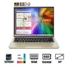 Laptop Acer Swift 3 SF314-71-74WD (Intel i7-12700H, Ram 16GB DDR5, SSD 1TB, Màn Hình 14inch OLED 2.8K 90Hz, VGA Iris Xe Graphics, Windows 11 Home, Chính Hãng)