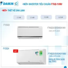 Điều hòa Daikin inverter 12.000Btu FTKB35YVMV